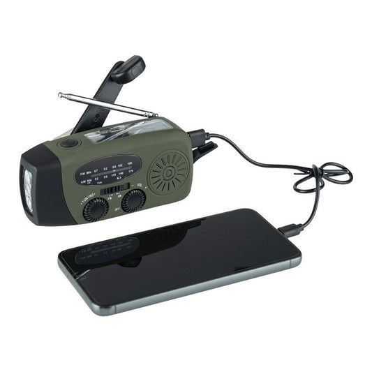 Fosco Noodradio met Zaklamp en Powerbank