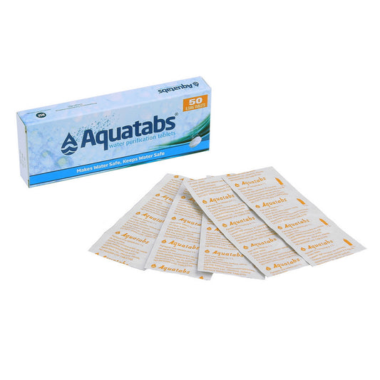 Waterzuiverings tabletten (voor 50 liter)